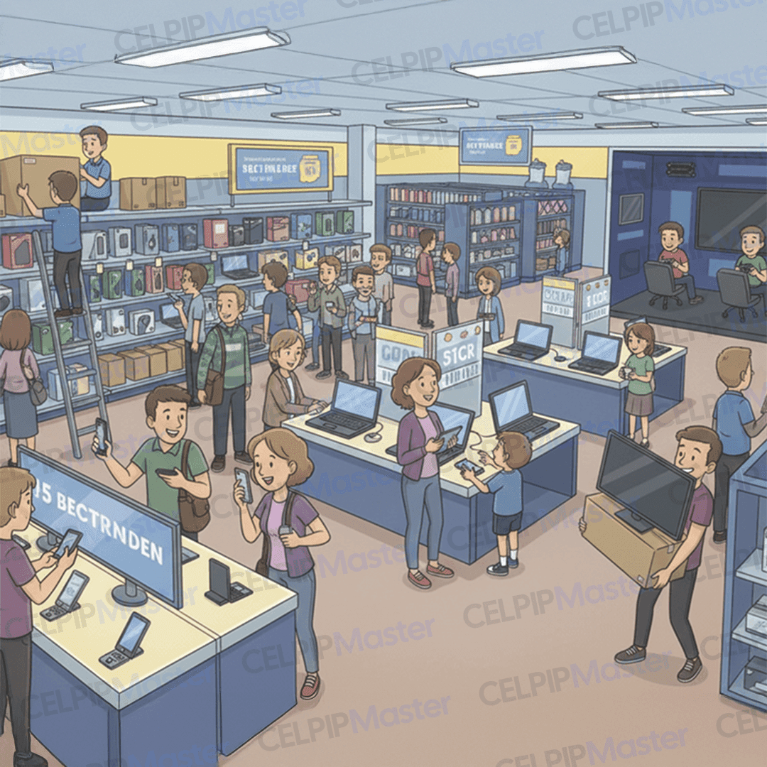 口语3&4 - 繁忙的电子产品商店