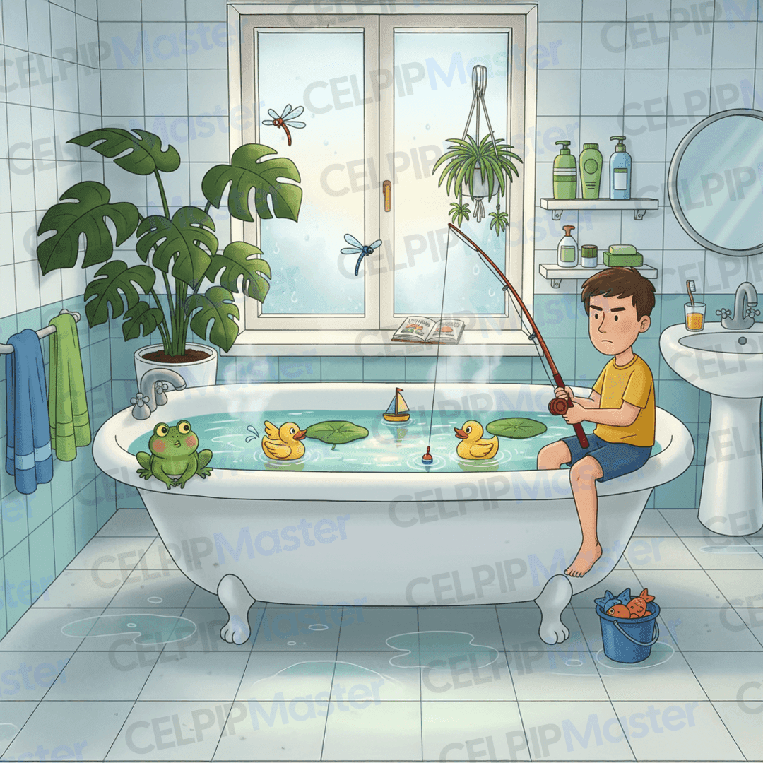 口语8 - 浴缸里钓鱼