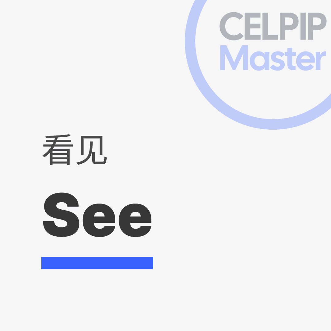 写作替换词 - 看见