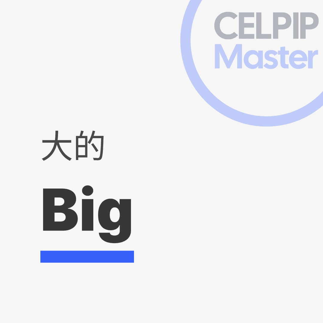 写作替换词 - 大的
